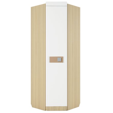 Шкаф угловой Стиль, кофе с молоком 